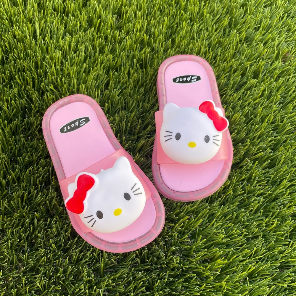 HELLO KITTY- Children Summer Slippers LED